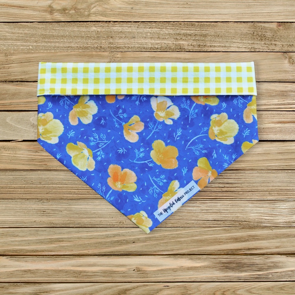 Hope for Ukraine Pet Bandana | Blue and Yellow Dog Bandana, Pet Accessory